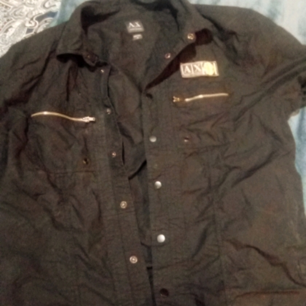 Armani exchange short sleeve shirt